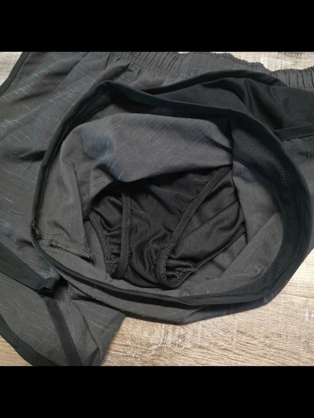 Nike Dri-FIT Women's Running Athletic Shorts Black Gray Lined Size Small